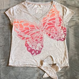 Aeropostale tie able short sleeve T-shirt